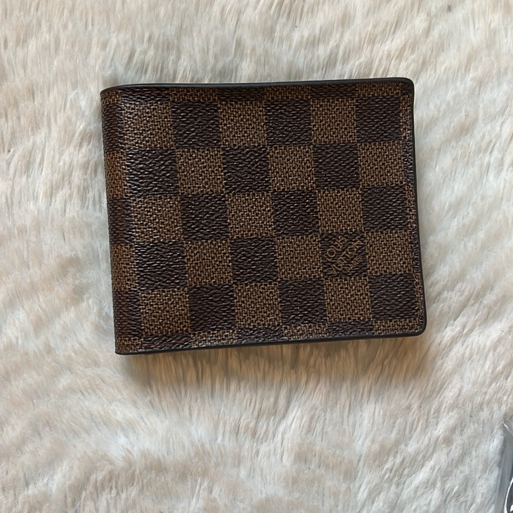 Mens Portofeuil Marco Damier Ebene Bi-Fold